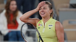 Kvalifikantka Maja Chwalinska po postupe do finále Roland Garros 2026.