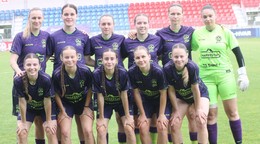 Futbalistky Partizán Bardejov.