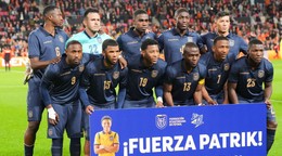 Na archívnej snímke z 31. marca 2026 futbalisti Ekvádoru.
