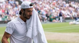Lorenzo Musetti na Wimbledone.