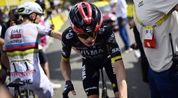 Jonas Vingegaard počas Tour de France 2026.