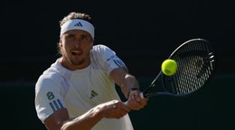 Alexander Zverev počas Wimbledonu 2026.