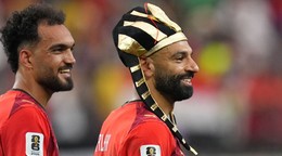 Mohamed Salah oslavuje víťazstvo nad Egyptom na MS 2026.