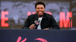 Americký basketbalista Kyle Lowry.