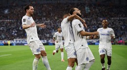 Futbalisti Olympique Marseille.