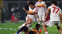 Momentka zo zápasu AS Rím - Lecce.