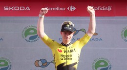 Britský cyklista Matthew Brennan počas Vuelta a Espaňa 2026.