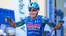 Na snímke francúzsky cyklista Paul Magnier (Soudal Quick-Step).