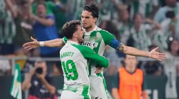 Hráči Realu Betis sa tešia z gólu