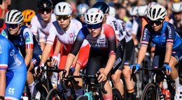 Lujza Bartošíková počas MS v cyklistike 2026.