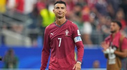 Cristiano Ronaldo v drese Portugalska.
