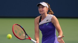 Jelena Rybakinová na US Open 2026.