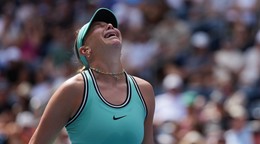 Amanda Anisimovová počas 3. kola na US Open 2026.