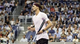 Alexander Zverev vo štvrťfinále na US Open 2026.