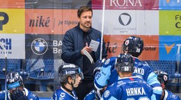 Tréner HK Nitra Erik Čaládi.