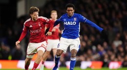 Fotka zo zápasu Ipswich - Nottingham Forest.