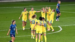 Gólová radosť futbalistiek Ukrajiny.