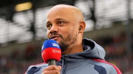 Na archívnej snímke z 10. októbra 2026 tréner Bayernu Mníchov Vincent Kompany.