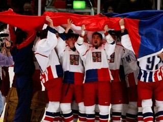Nagano 1998. Česi oslavujú olympijské zlato.