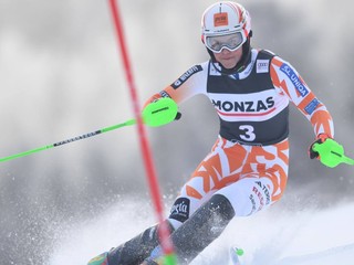 Na snímke slovenská lyžiarka Petra Vlhová v českom stredisku Špindlerov Mlyn. 
