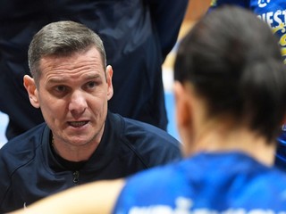 Na snímke je tréner tímu Piešťanské Čajky Peter Jankovič.