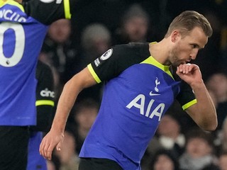 Útočník Tottenhamu Harry Kane.