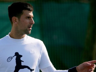 Srbský tenista Novak Djokovič.