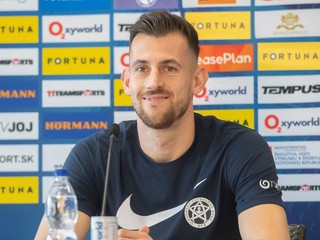 Na snímke slovenský futbalový brankár Martin Dúbravka.