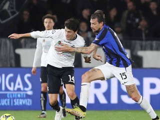 Zápas Spezia - Inter Miláno.