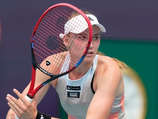 Na snímke je kazašská tenistka Jelena Rybakinová.