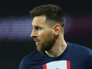 Lionel Messi v drese Paríž St. Germain.