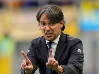 Na snímke tréner Interu Miláno Simone Inzaghi.