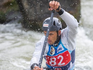 Slovenský reprezentant vo vodnom slalome Matej Beňuš. 