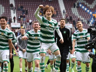 Radosť futbalistov Celticu Glasgow.