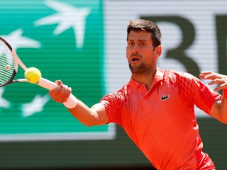 Novak Djokovič počas Roland Garros 2023.