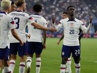 Folarin Balogun sa teší z gólu.