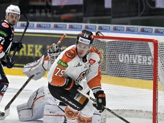 Kanadský obranca Alex Breton v drese HC Košice. 