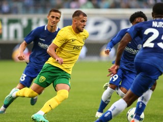 Fotka zo zápasu KAA Gent - MŠK Žilina.