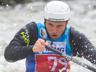 Na snímke je slovenský vodný slalomár Ľudovít Macúš.