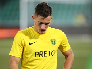 Adrián Kaprálik po zápase MŠK Žilina - KAA Gent (2:5).