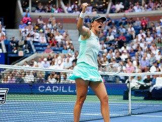 Poľská tenistka Iga Swiateková počas grandslamu US Open.