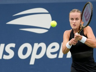 Slovenská tenistka Anna Karolína Schmiedlová počas US Open 2023.