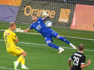 Matúš Kira v bráne FC Košice.