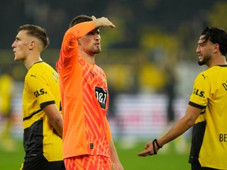 Futbalisti Borussia Dortmund.
