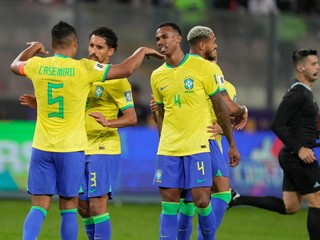 Futbalisti Brazílie.