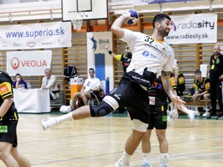 Marco Beltrami v zápase ŠKP Bratislava - HáO TJ Slovan Modra.