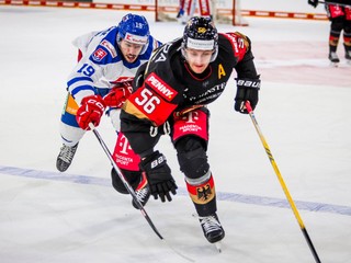 Zľava Patrik Hrehorčák (Slovensko) a Manuel Wiederer (Nemecko) 