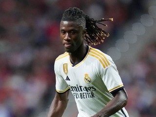 Francúz Eduardo Camavinga v drese Realu Madrid.