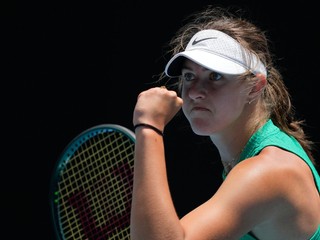 Renáta Jamrichová na Australian Open 2024.