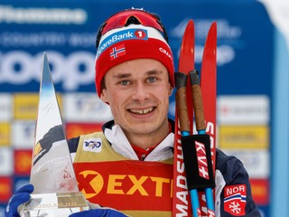 Harald Östberg Amundsen po triumfe na Tour de Ski 2024.